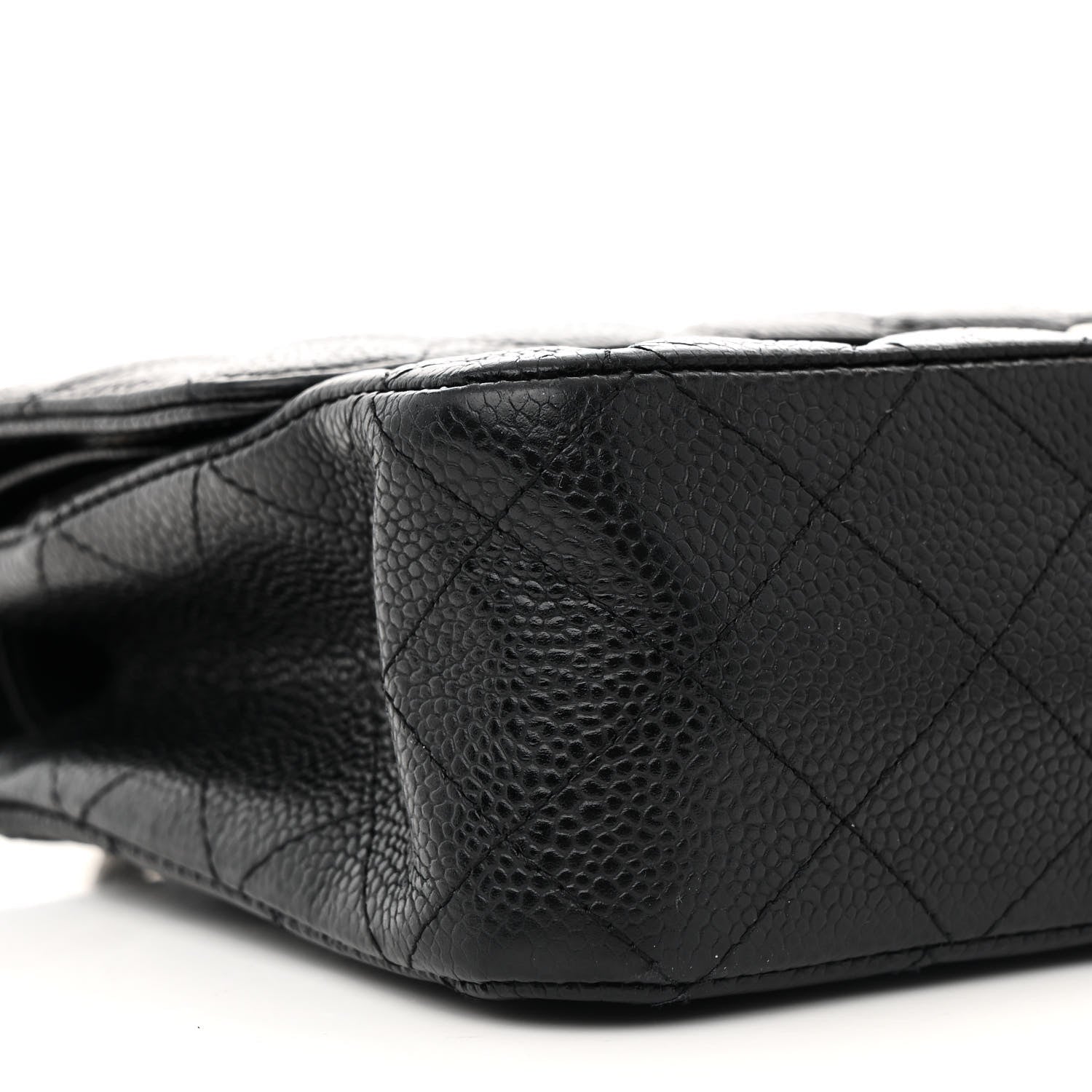 Chanel Caviar Quilted Medium Double Flap Black 9 of 14