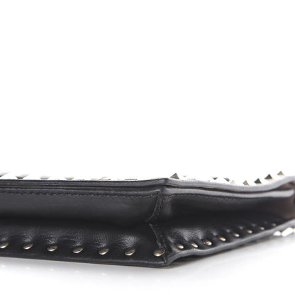 Valentino Garavani Nappa Rockstud Wristlet Clutch Black 6 of 10