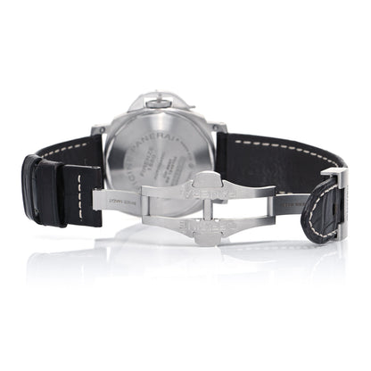 Panerai Stainless Steel Alligator 44mm Luminor Marina Automatic Watch Black PAM01104 8 of 8
