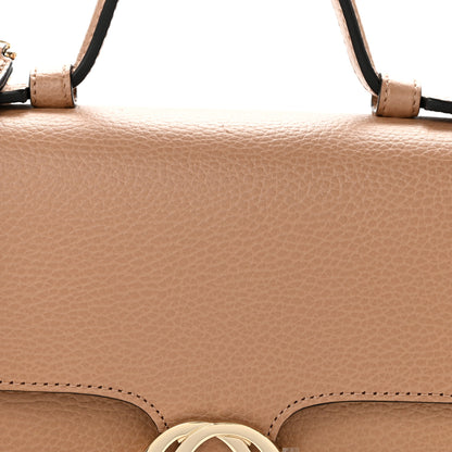 Gucci Dollar Calfskin Interlocking G Top Handle Shoulder Bag Camelia 8 of 13