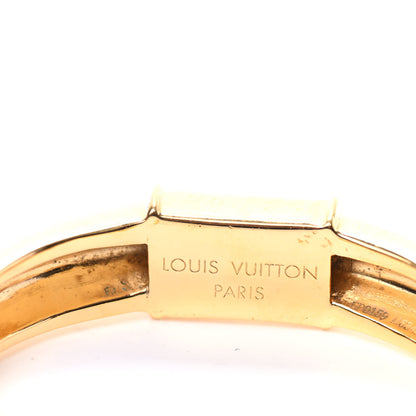 Louis Vuitton Brass Bangle Bracelet S Gold 4 of 5