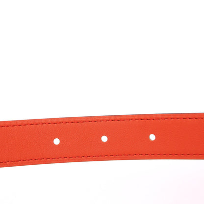 Hermes Swift Epsom 24mm Mini Constance Belt 80 Orange Poppy Rose Azalee 4 of 7