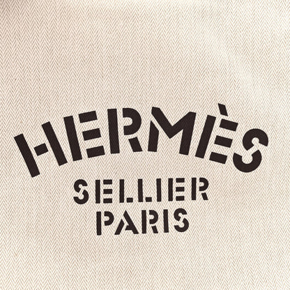 Hermes Canvas Swift Aline Grooming Bag Gold 6 of 11