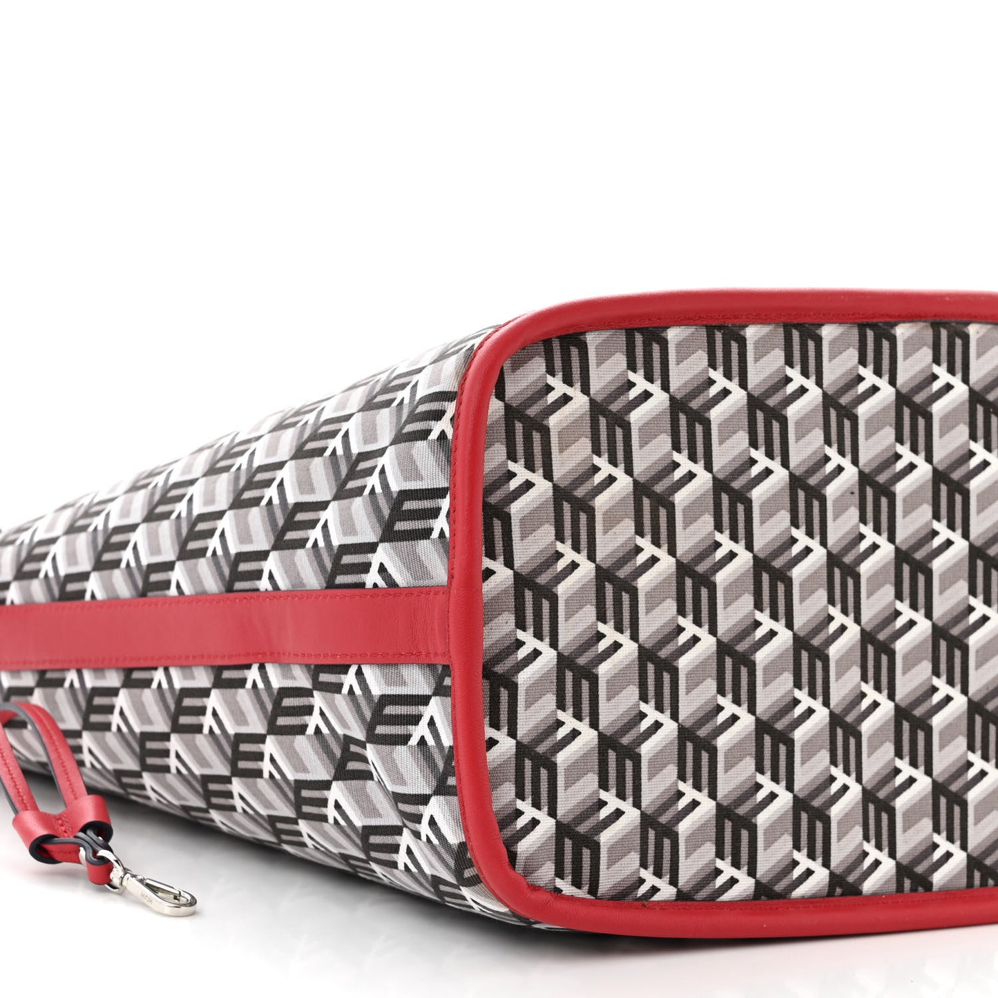 Visetos Medium Liz Reversible Shopper Tote Candy Red