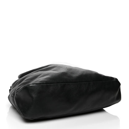 Gucci Calfskin Large Horsebit Chain Hobo Black 4 of 10