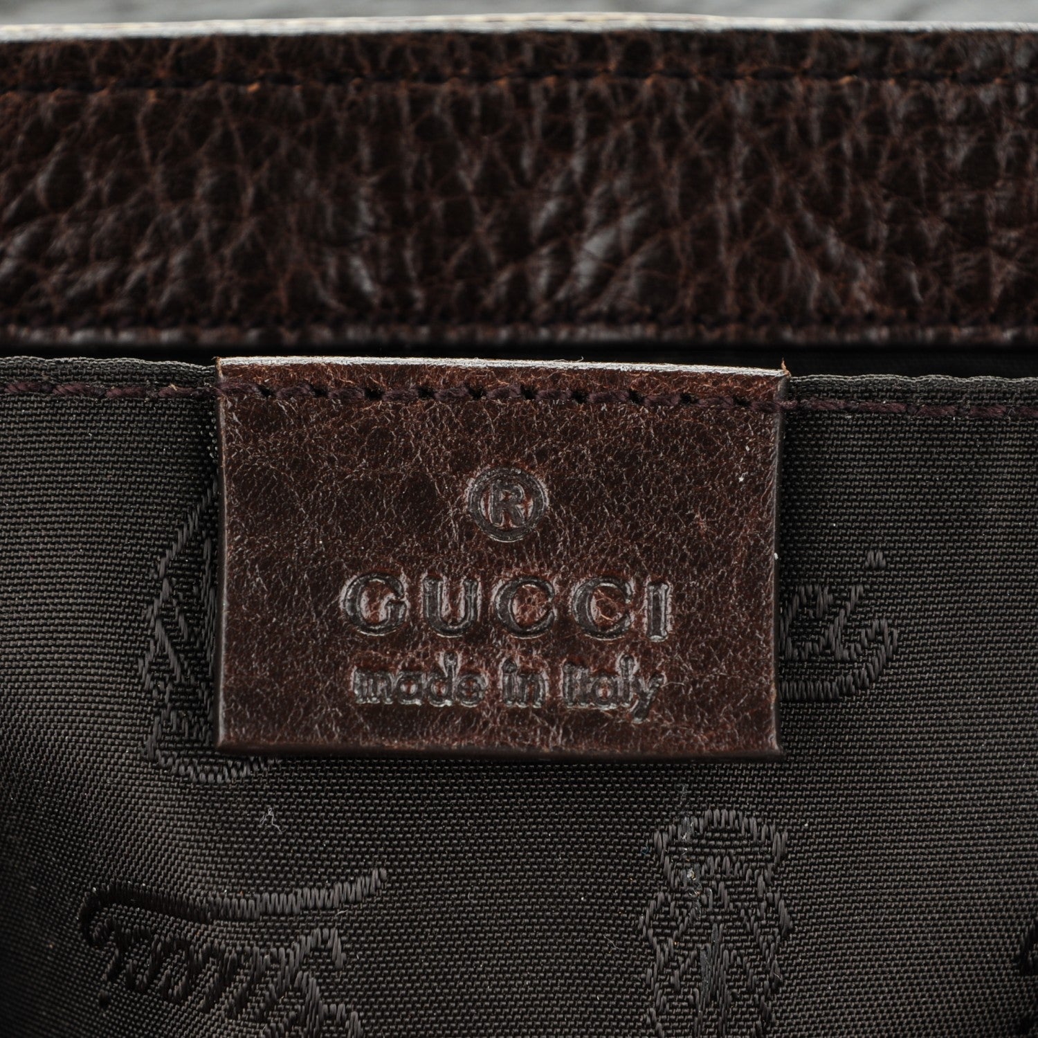Gucci Crystal Monogram Babouska Clutch Dark Brown 6 of 8
