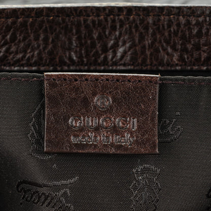 Gucci Crystal Monogram Babouska Clutch Dark Brown 6 of 8