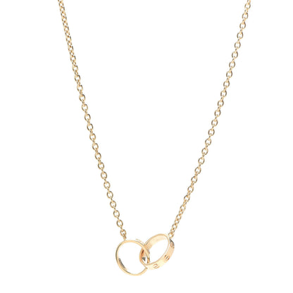 Cartier 18K Yellow Gold Interlocking LOVE Necklace 1 of 6