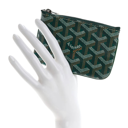 Goyard Goyardine Nano Senat Key Pouch Green 2 of 9