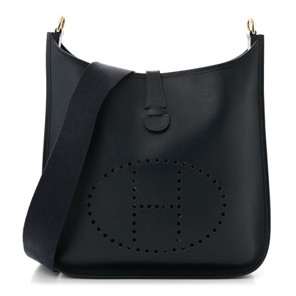 Hermes Courchevel Evelyne PM Bleu Indigo 1 of 10