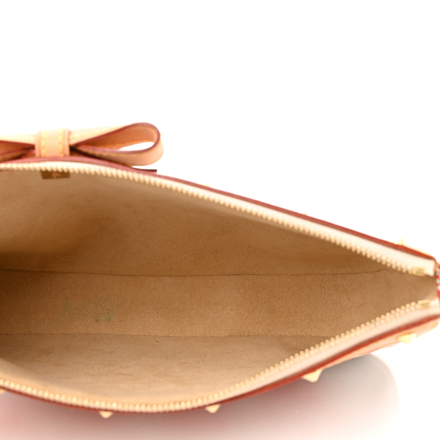 Louis Vuitton Monogram Cherry Blossom Pochette Accessories Red 5 of 10