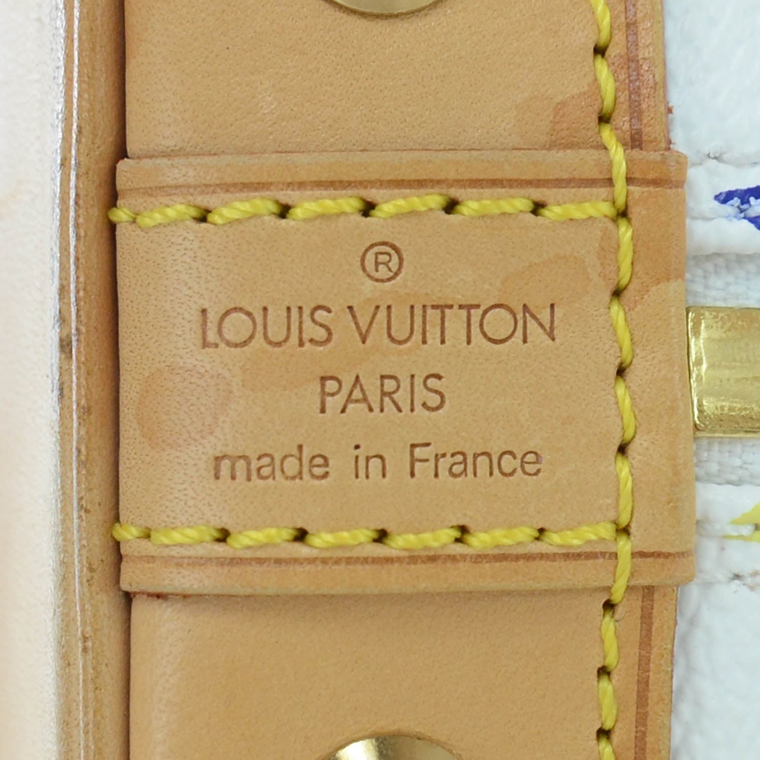Louis Vuitton Monogram Multicolor Alma White 5 of 9