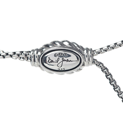 David Yurman Sterling Silver 14K Yellow Gold Crossover Pendant Necklace 5 of 5