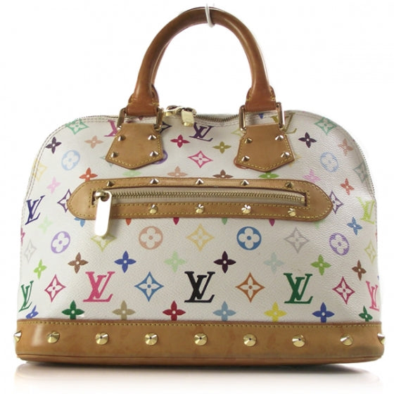 Louis Vuitton Monogram Multicolor Alma White 1 of 9