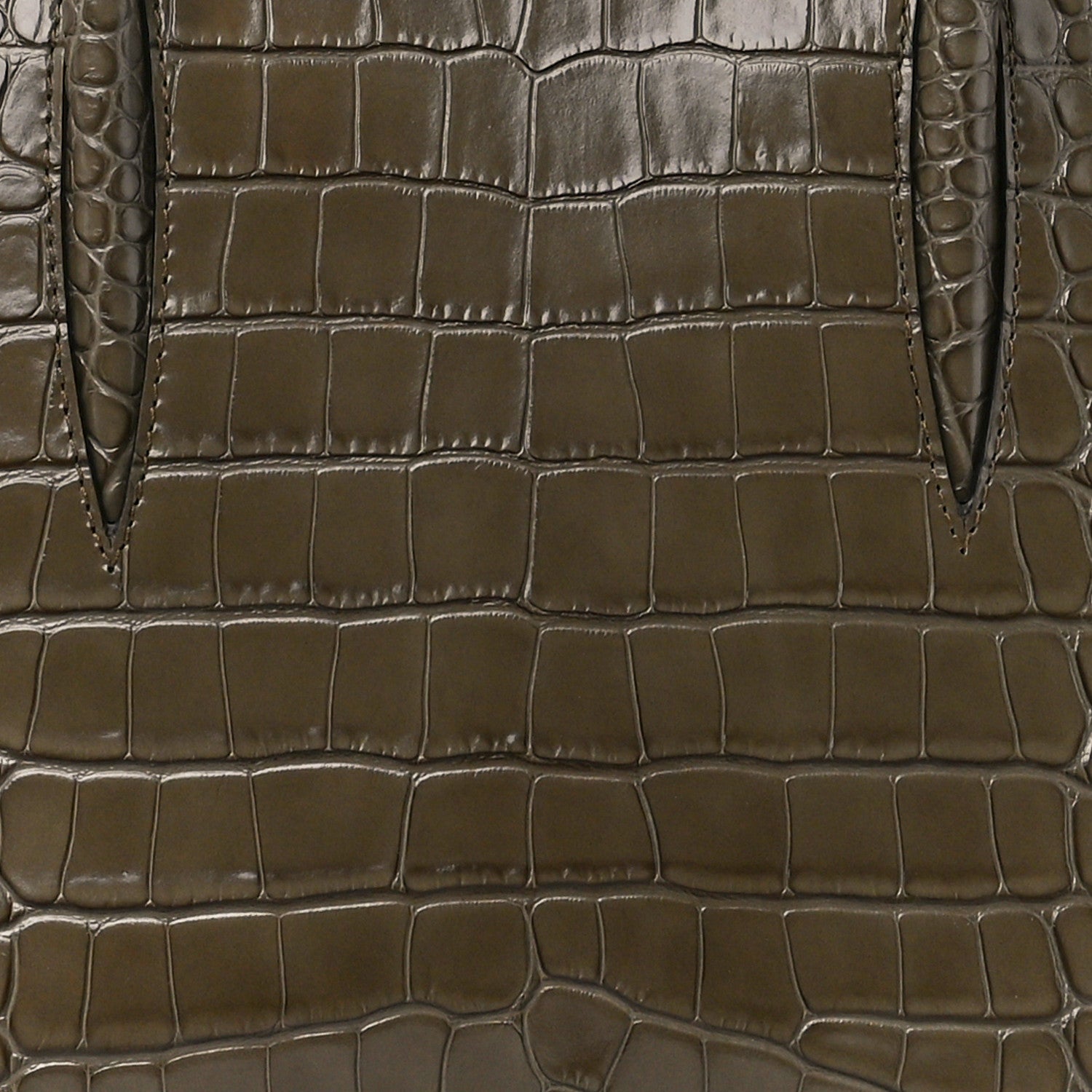 Christian Louboutin Calfskin Crocodile Embossed Medium Paloma Silex 11 of 13