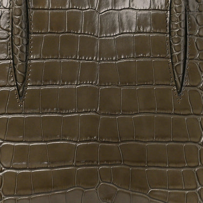 Christian Louboutin Calfskin Crocodile Embossed Medium Paloma Silex 11 of 13