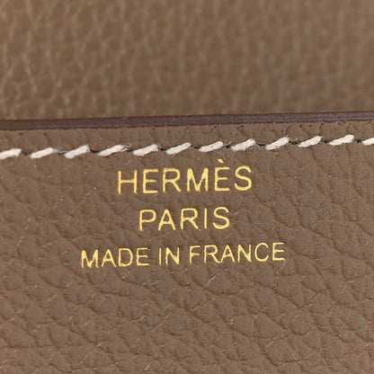 Hermes Evercolor Roulis Slim Wallet Etoupe 8 of 13