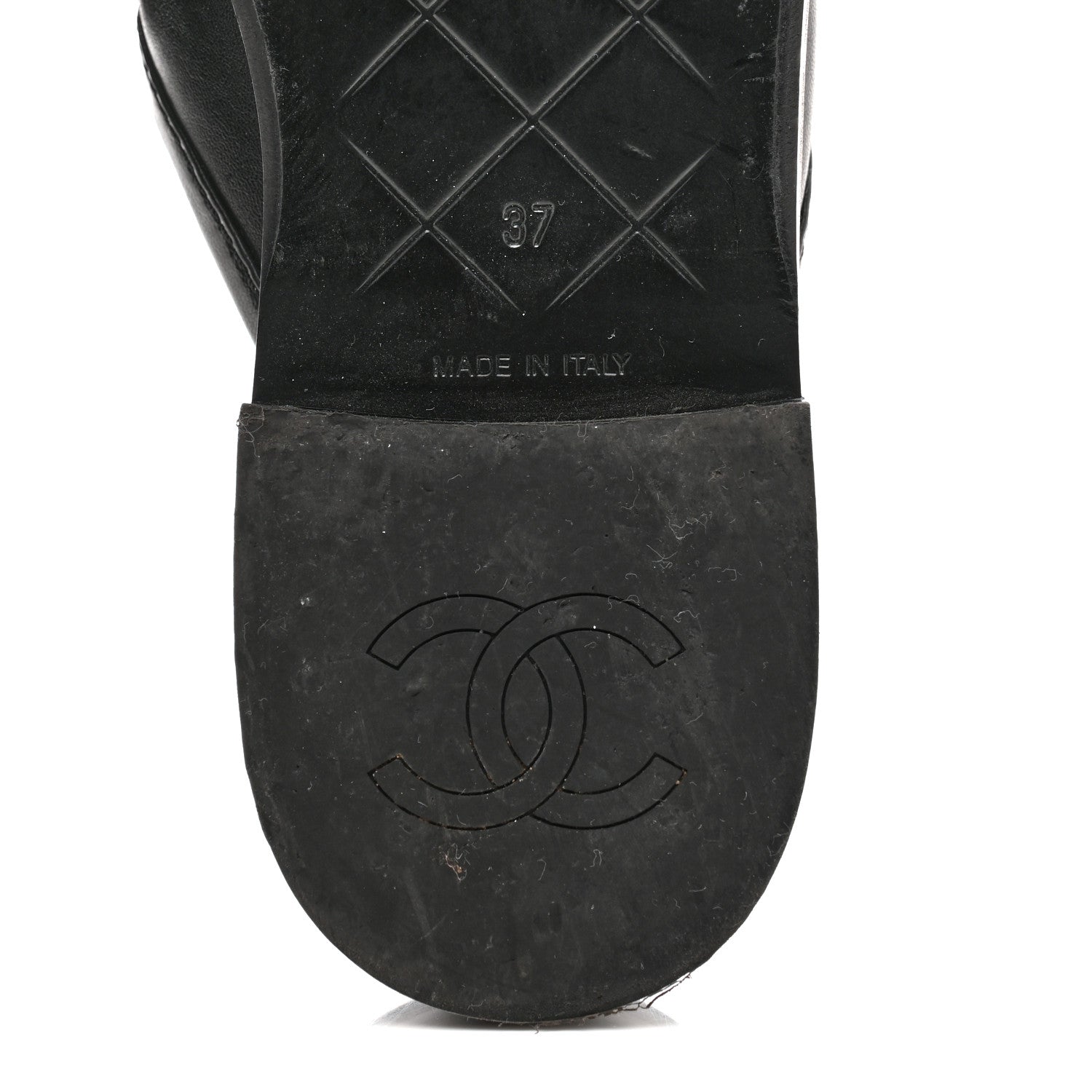 Chanel Lambskin Quilted CC Turnlock Mules 37 Black 8 of 11