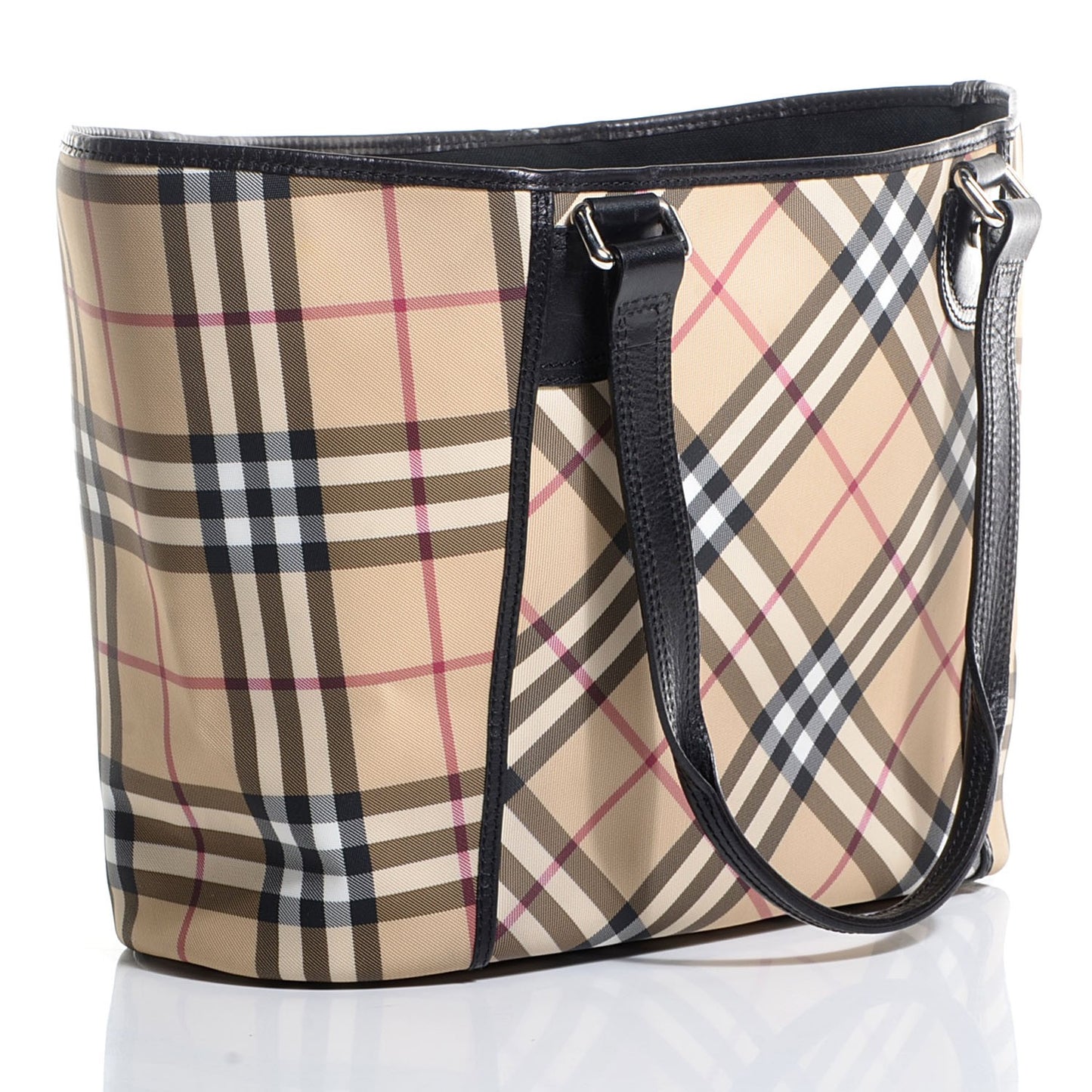 Nova Check Tote Black
