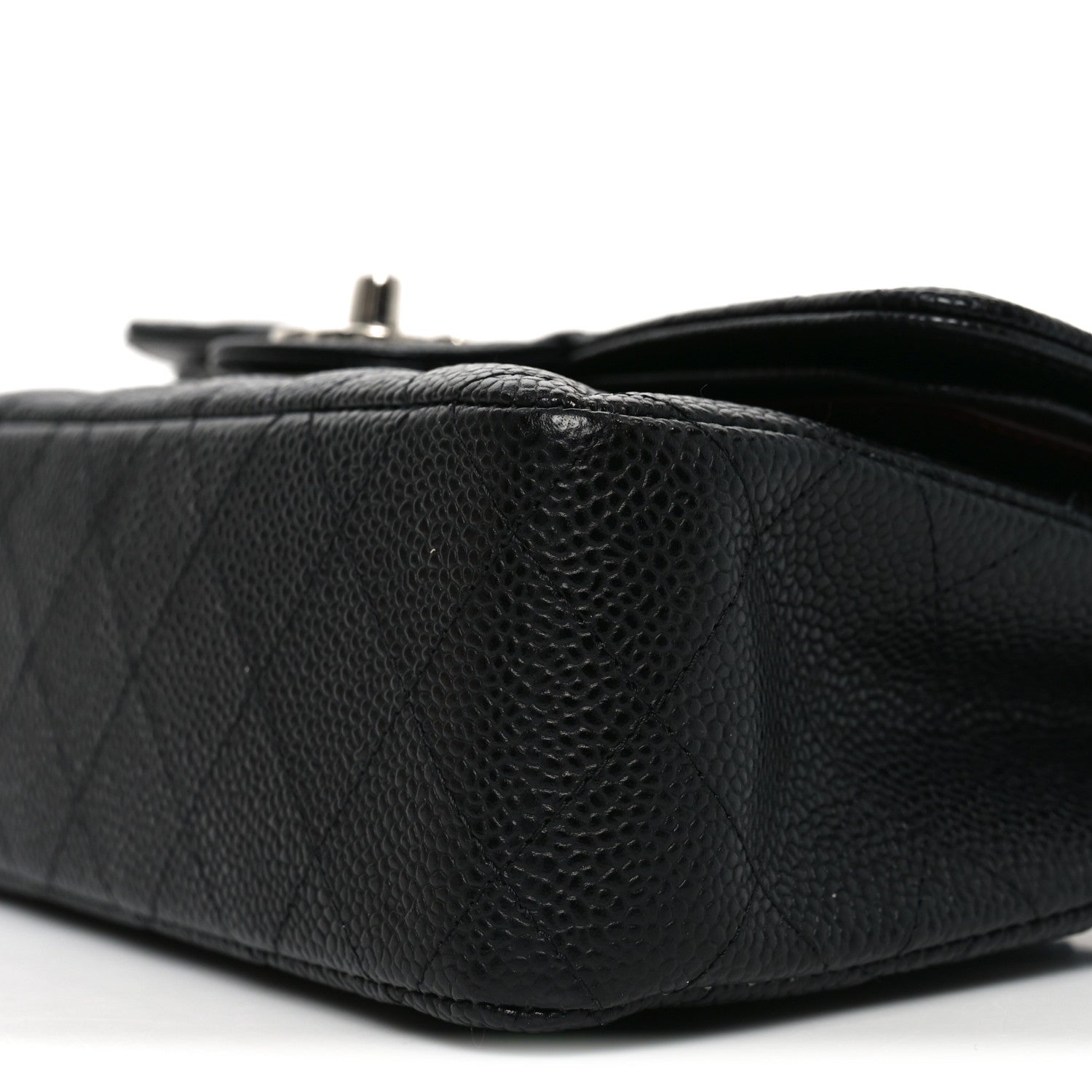 Chanel Caviar Quilted Medium Double Flap Black 10 of 11