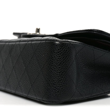 Chanel Caviar Quilted Medium Double Flap Black 10 of 11