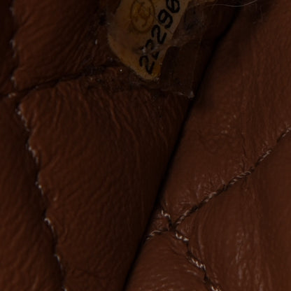 Chanel Calfskin Stitched Medium Urban Luxury Drawstring Backpack Beige 6 of 9