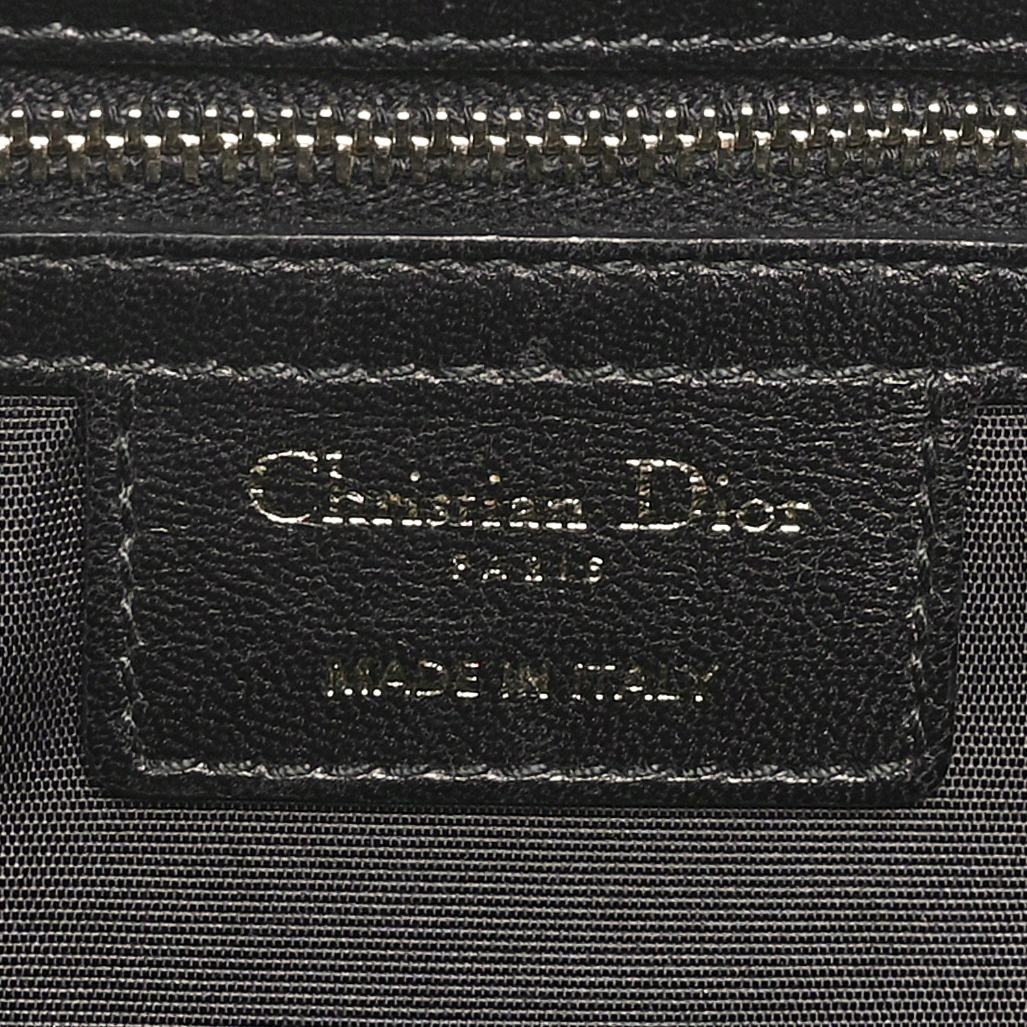 Christian Dior Lambskin Cannage Small Dior Soft Zipped Shopping Tote Black 6 of 9