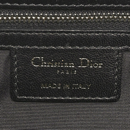 Christian Dior Lambskin Cannage Small Dior Soft Zipped Shopping Tote Black 6 of 9