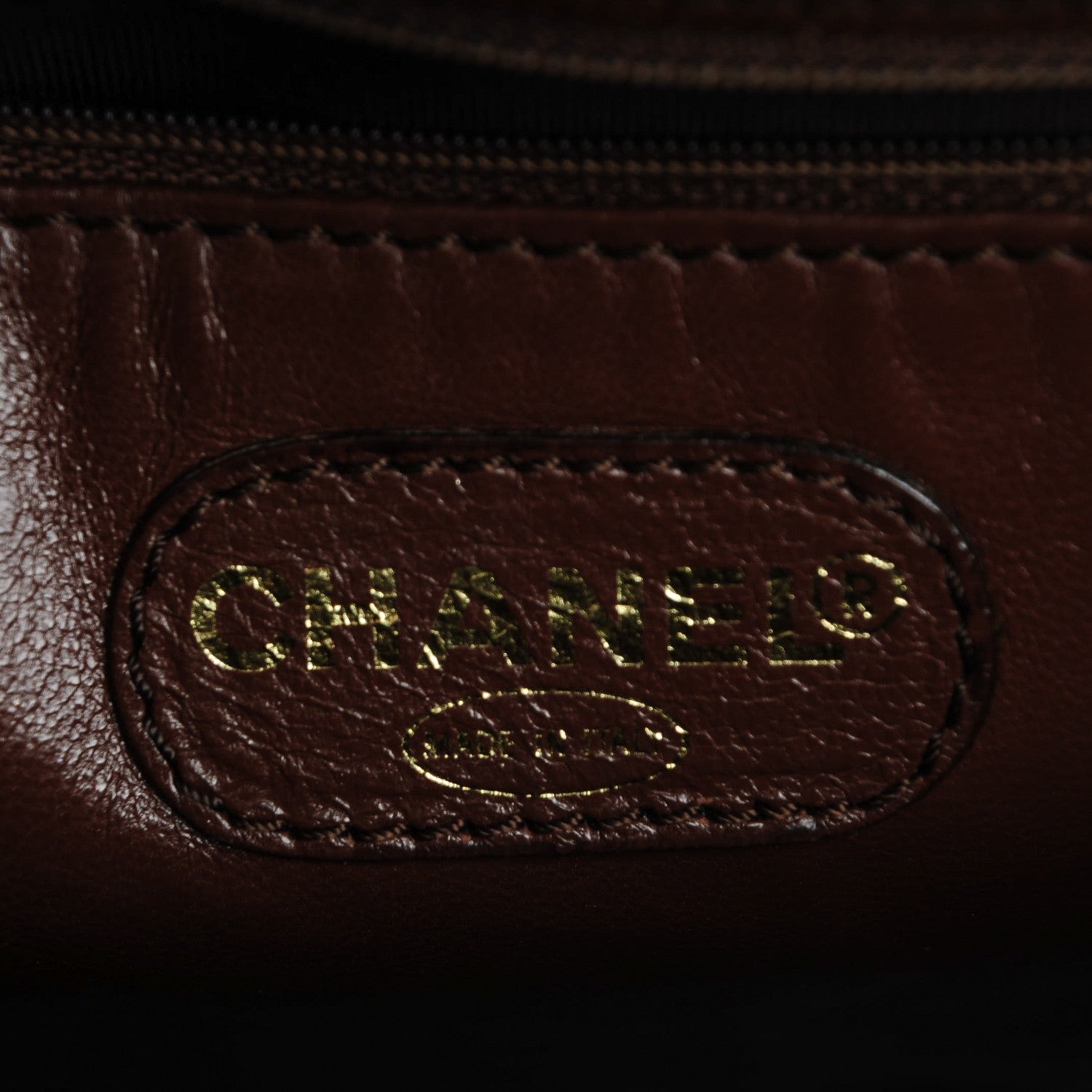 Chanel Grained Calfskin Flap Shoulder Bag Brown 6 of 7