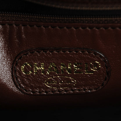 Chanel Grained Calfskin Flap Shoulder Bag Brown 6 of 7