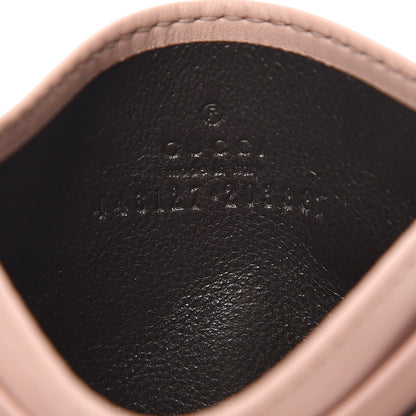 Gucci Calfskin Matelasse GG Marmont Card Holder Perfect Pink 6 of 14