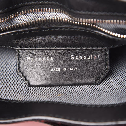 Proenza Schouler Grainy Calfskin Tiny PS1 Satchel Geranium 6 of 12