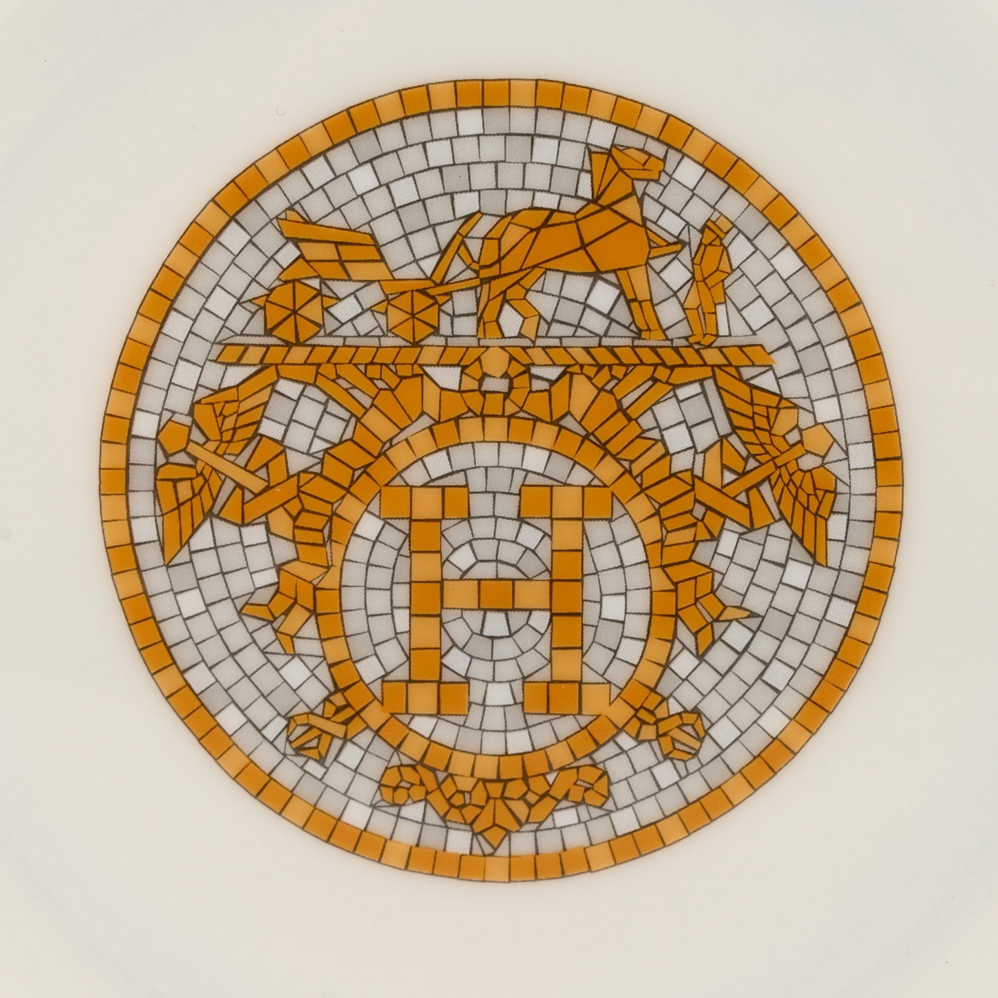 Porcelain Mosaique Au 24 Soup Bowl Gold