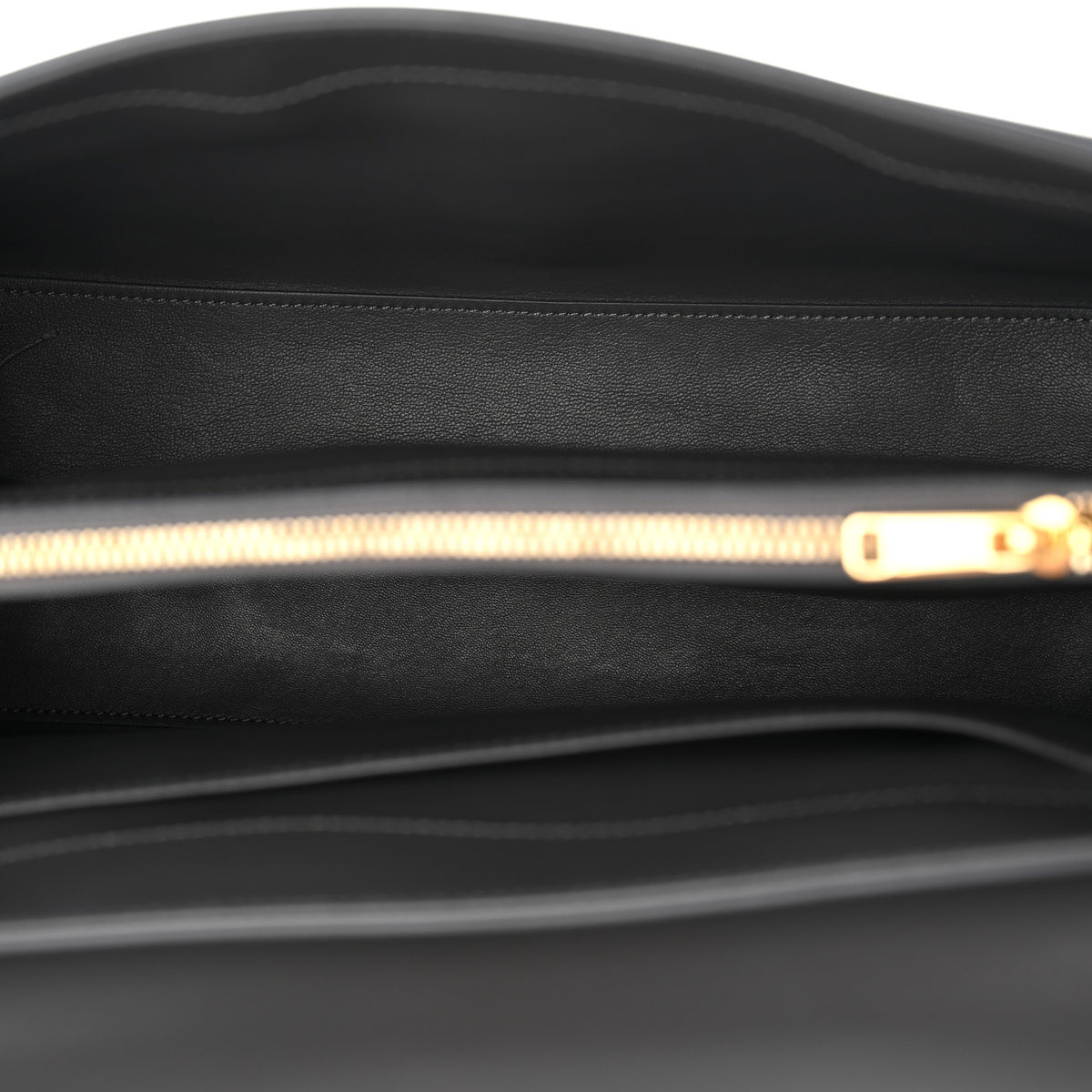 Satinated Calfskin Medium 16 Top Handle Bag Medium Grey