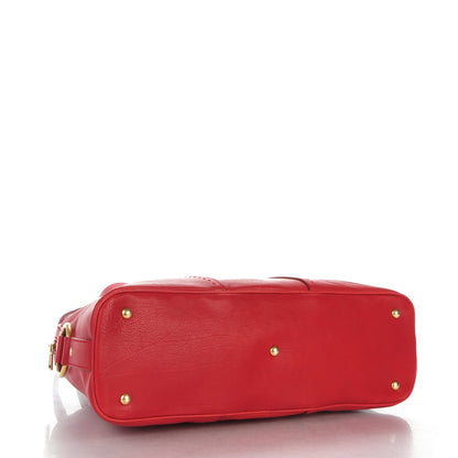 Saint Laurent Calfskin Large Muse Red 4 of 8