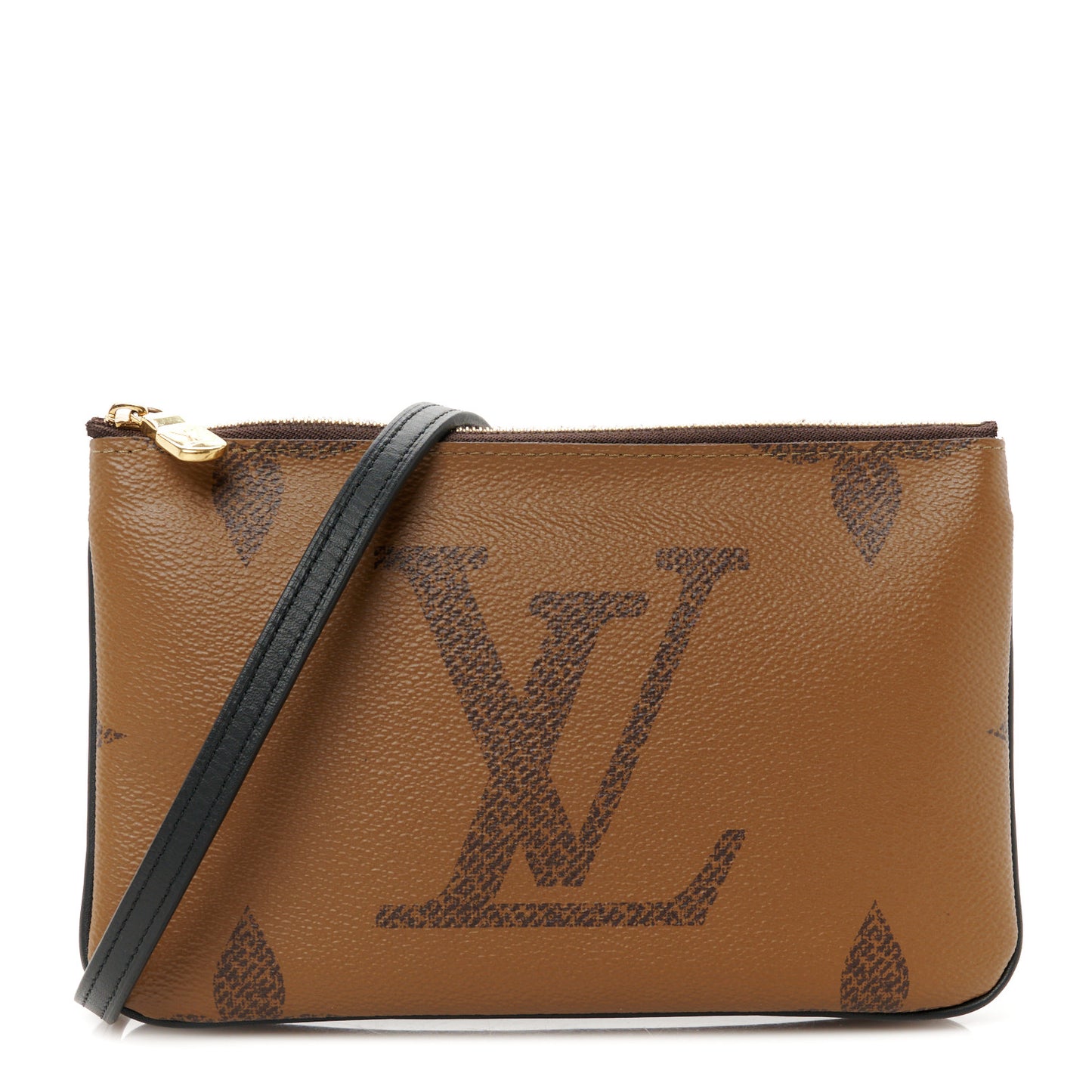 Reverse Monogram Giant Double Zip Pochette