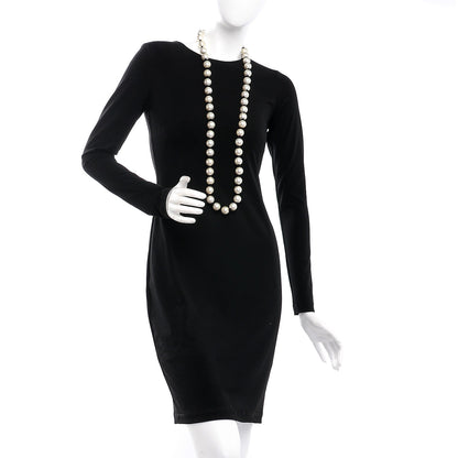 Chanel Graduated Pearl CC Long Necklace Gold 2 of 6