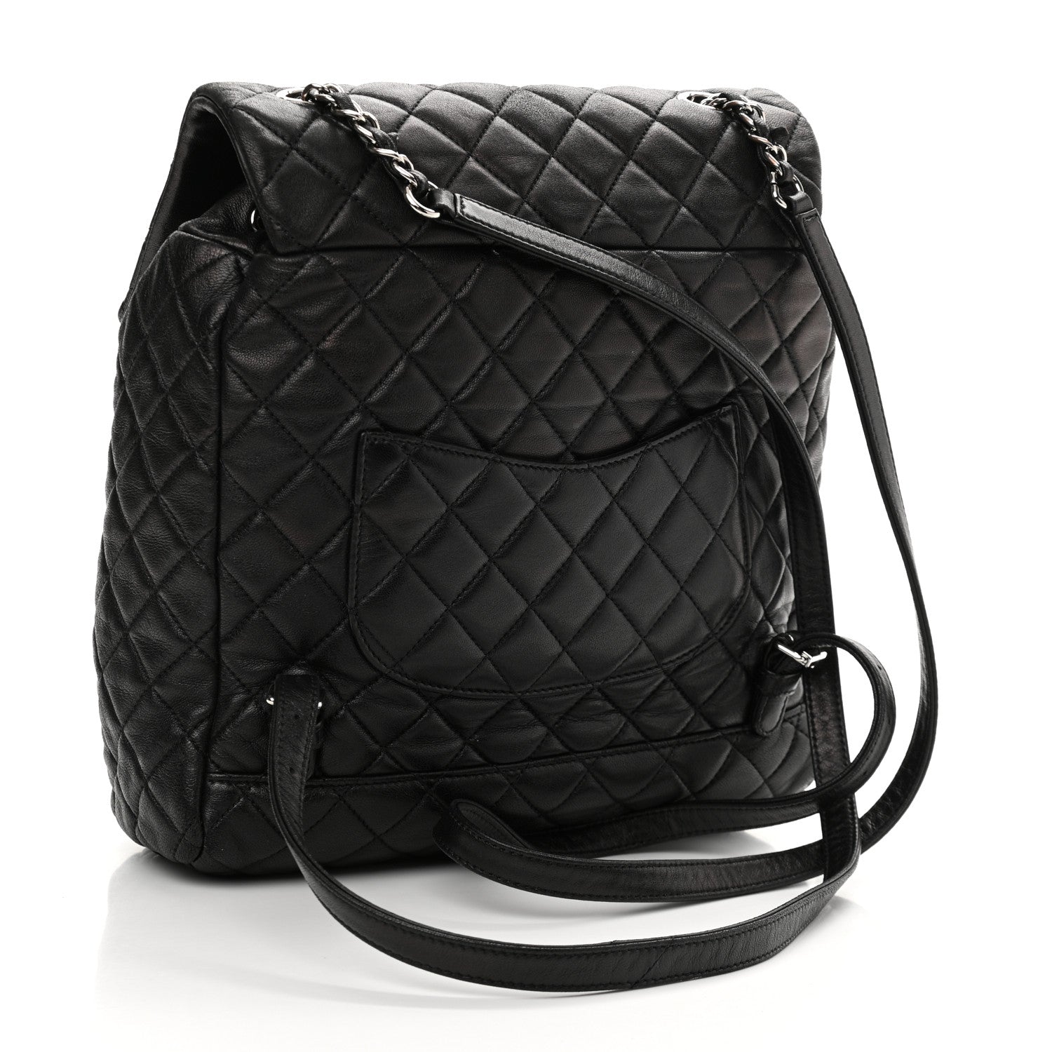 Chanel Lambskin Quilted Large Urban Spirit Backpack Black 3 of 14