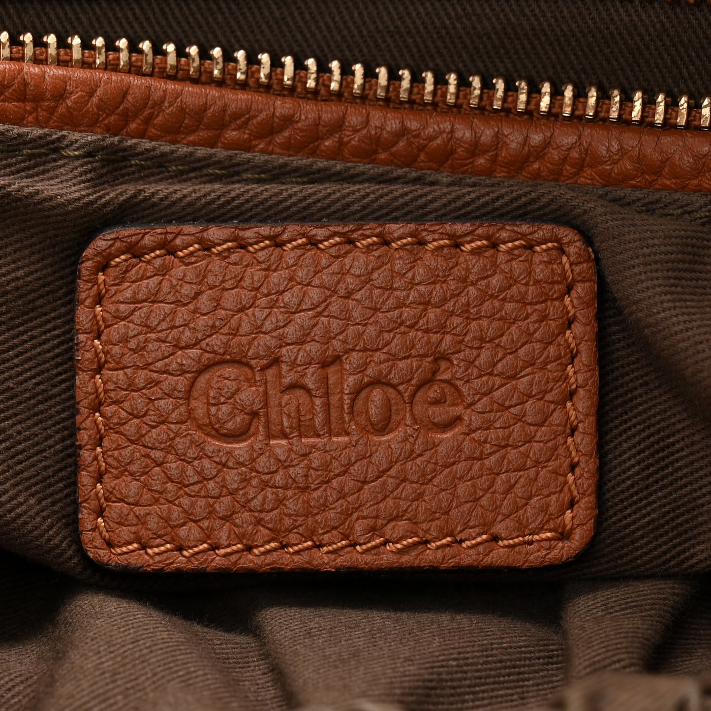 Calfskin Medium Marcie Satchel Tan