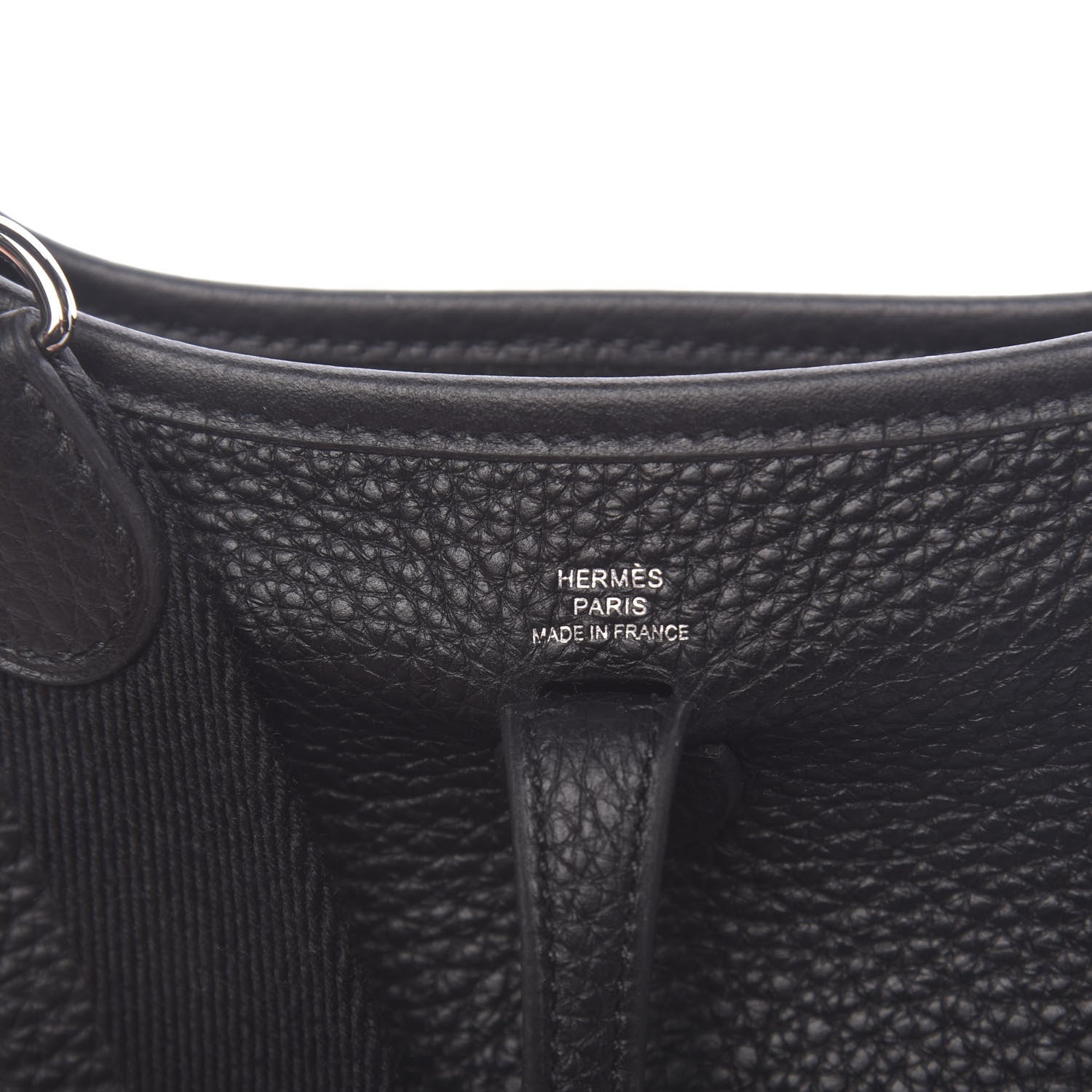 Hermes Taurillon Clemence Evelyne TPM Black 6 of 11