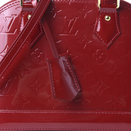 Louis Vuitton Vernis Alma BB Pomme D'Amour 9 of 9