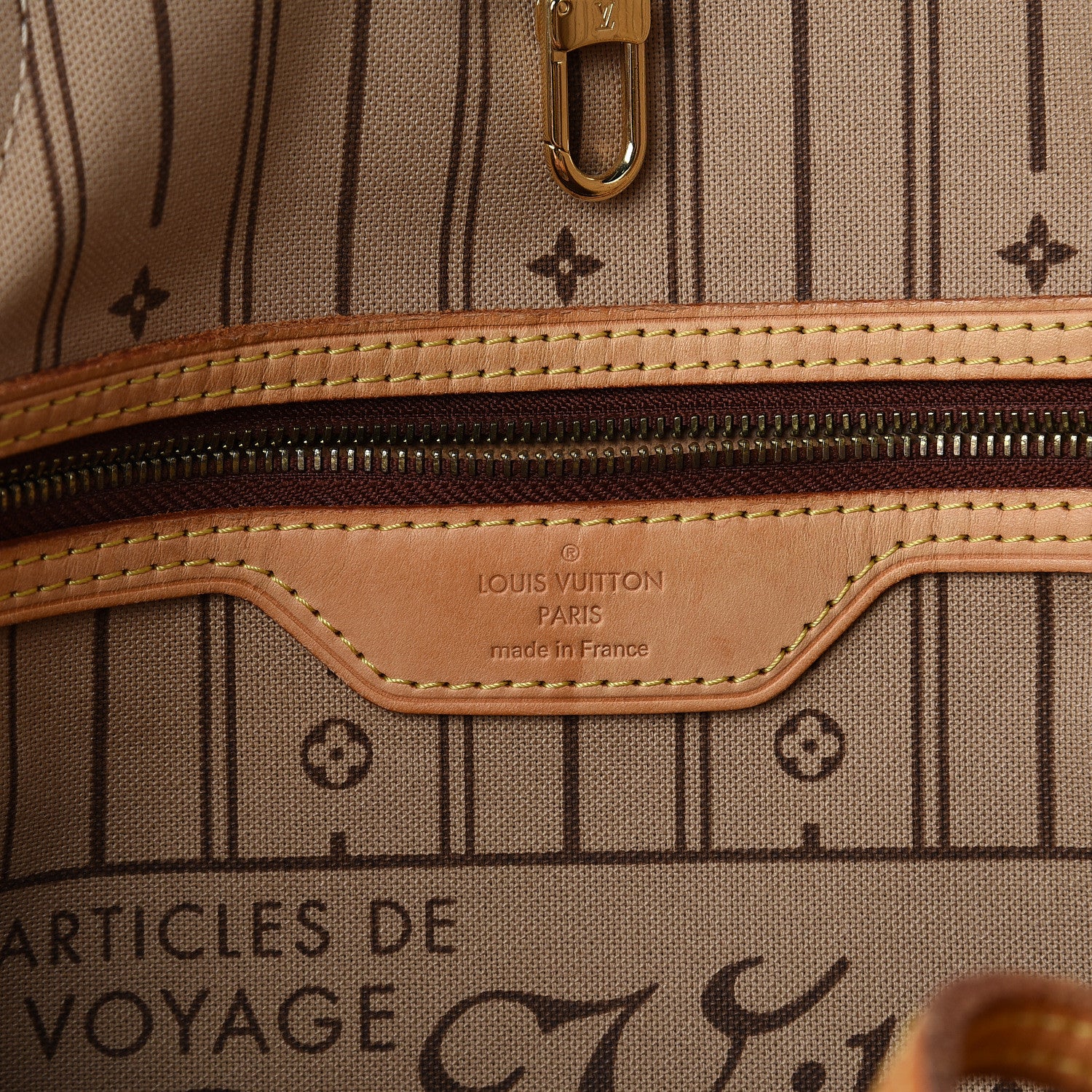 Louis Vuitton Monogram Neverfull MM 7 of 14