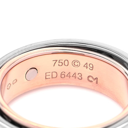 Cartier 18K White Pink Gold 5.5mm Astro LOVE Ring 49 4.75 5 of 5