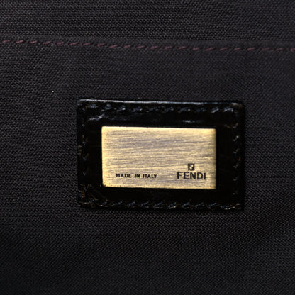 Fendi Zucca B Bis Flap Bag Tobacco Castagna 5 of 8