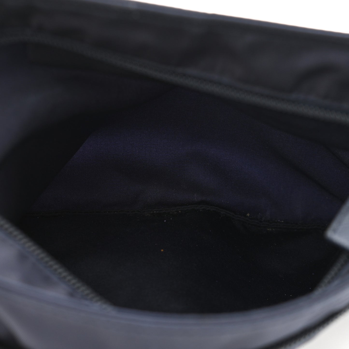 Tessuto Nylon Saffiano Flat Messenger Bag Baltico