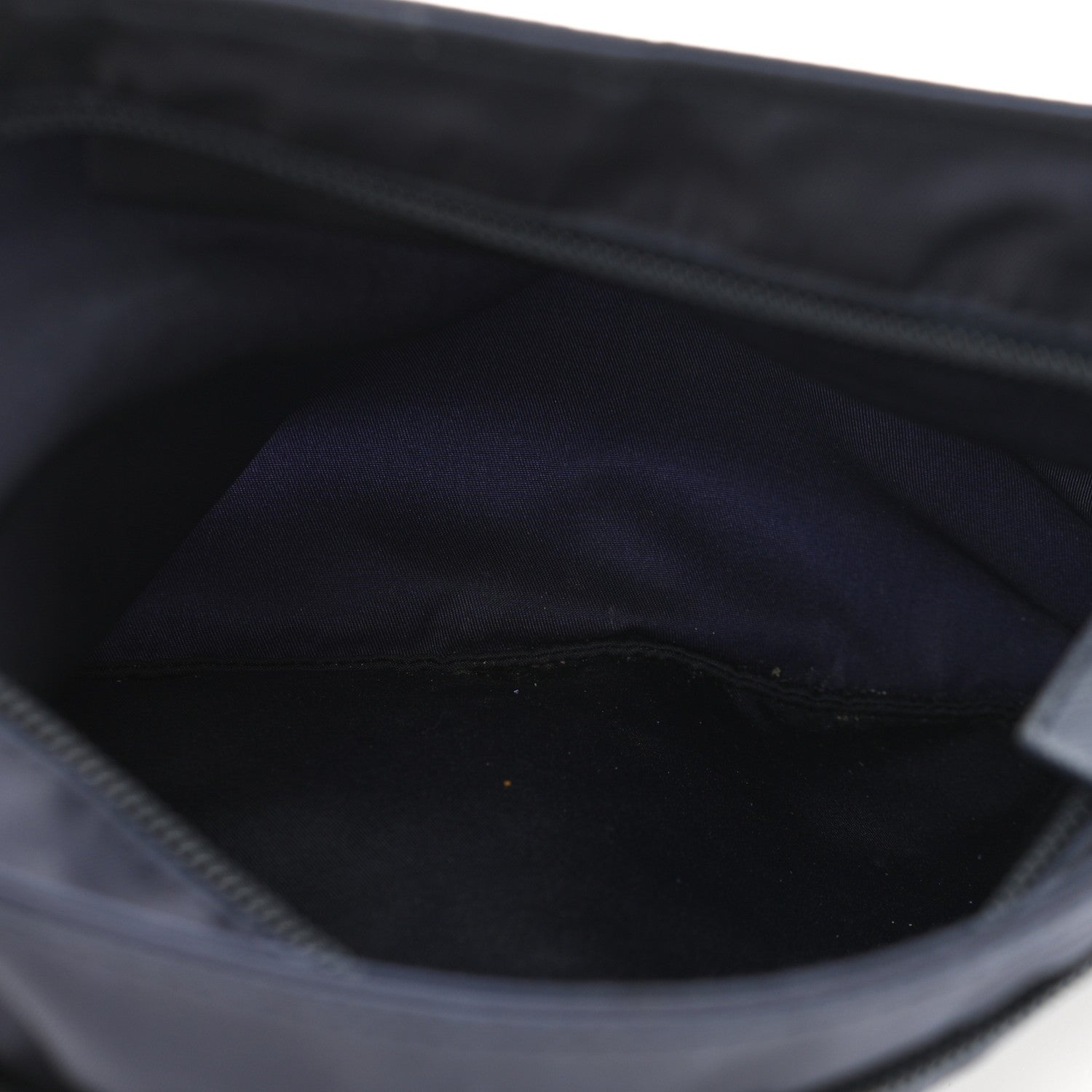 Prada Tessuto Nylon Saffiano Flat Messenger Bag Baltico 9 of 13