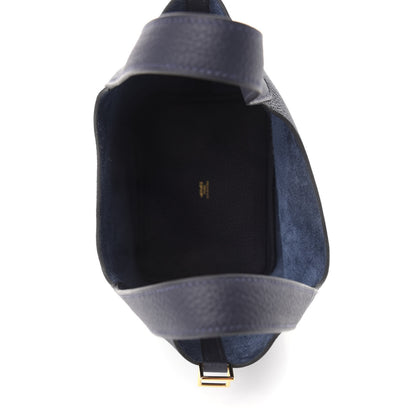 Hermes Taurillon Clemence Picotin Lock 18 PM Bleu Nuit 5 of 11