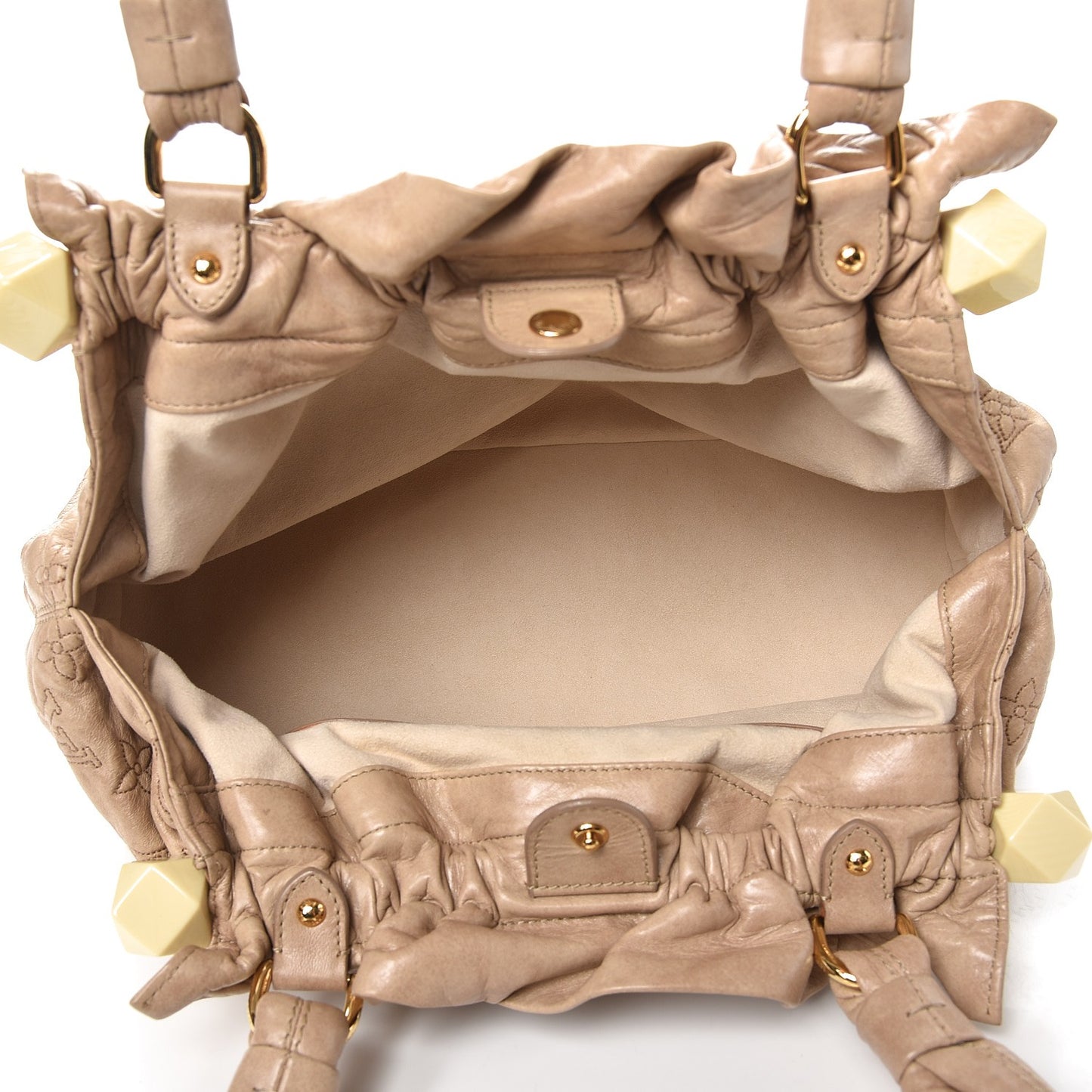 Lambskin Olympe Stratus PM Ecru