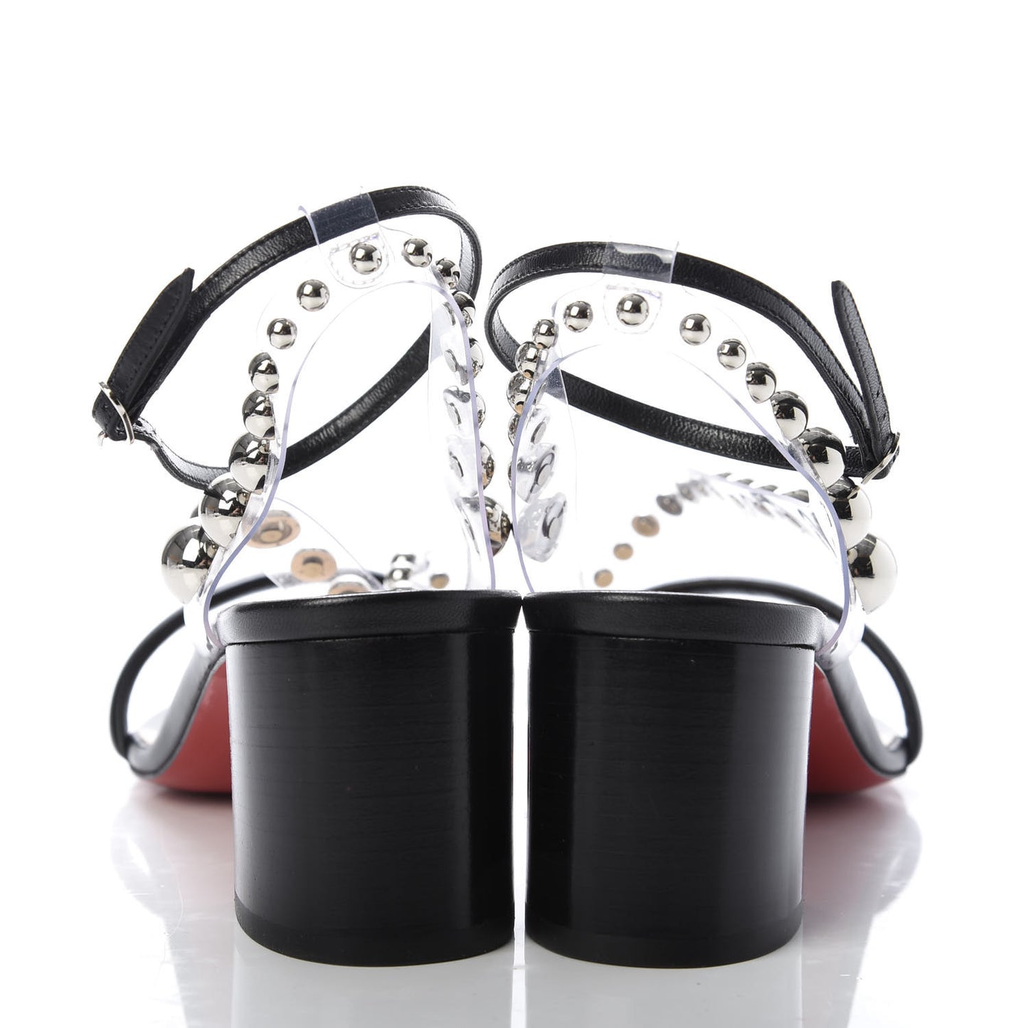 Calfskin PVC Corinne 55 Sandals 39 Black
