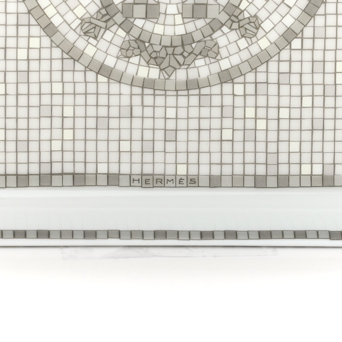 Porcelain Mosaique Au 24 Sushi Plate Platine